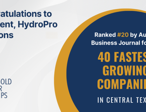 HydroPro Solutions Recognized as One of Austin’s Fastest Growing Companies!